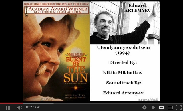Illustration. Kinema 3. Burnt by the Sun. Soleil Trompeur. Nikita Mikhalkov, 1994, 135 min. 2013-09-25